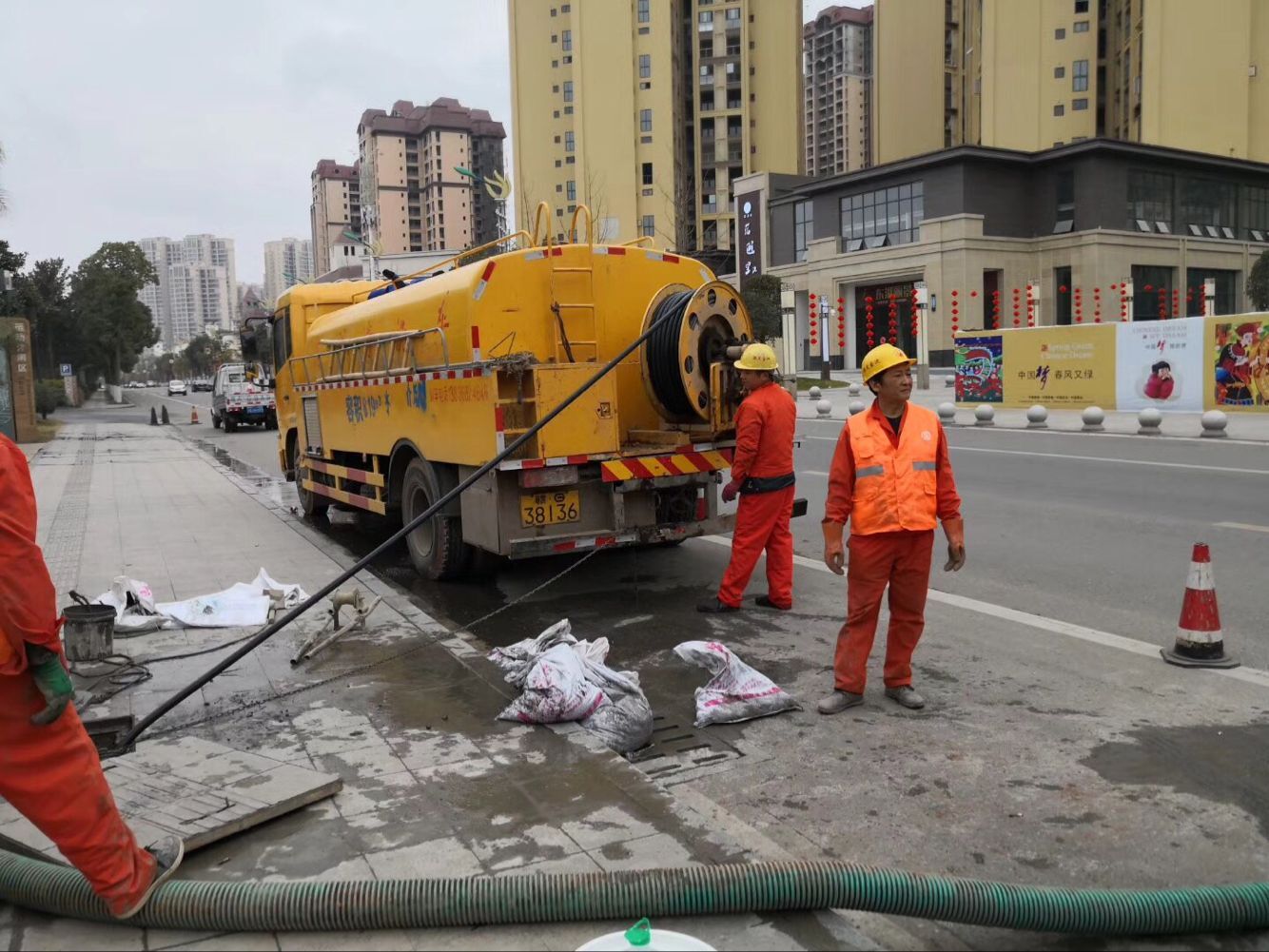 宝丰排污管道清淤-管道清洗